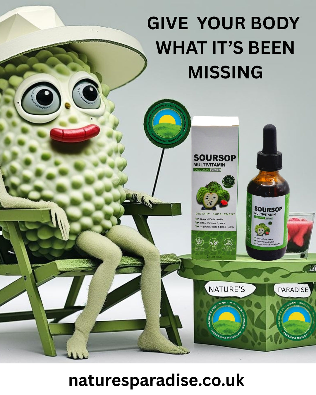 Soursop liquid drops