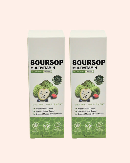 2 x Soursop Multi-vitamin Drops